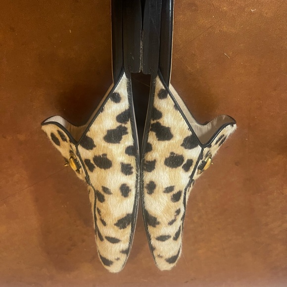 Gucci Princeton mules in calf hair leopard size 38 - Picture 6 of 11